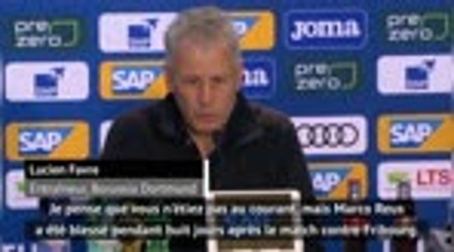 4e j. - Favre : Reus a été blessé pendant huit jours