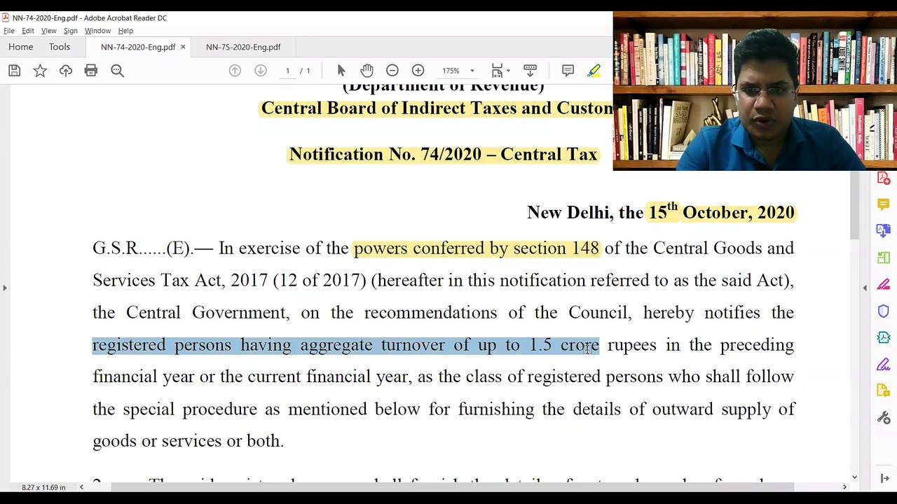 Changes in GST-1 Dates via NN 74/2020, 75/2020