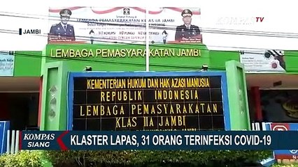 31 Orang Positif Corona, Lapas Jambi Disemprot Disinfektan