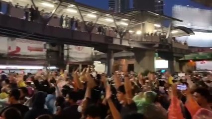 Multitudinaria manifestación en Tailandia contra el Gobierno