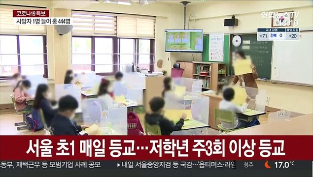 전국 등교수업 확대…학교 방역 대폭 강화
