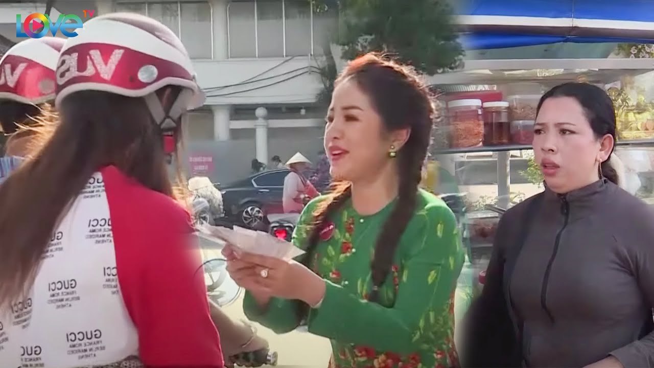 Diễn viên Thuý Nga trổ tài bán vé số, hướng dẫn fan không biết chữ bày tỏ yêu thương với mẹ chồng