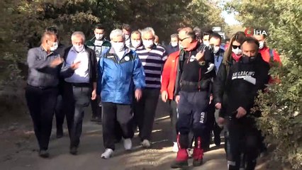 Vali Aydoğdu farkındalık için doğa yürüyüşü yaptı