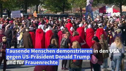 USA: Frauen machen gegen Trump mobil