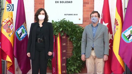 Homenaje a las víctimas del COVID-19 en Madrid