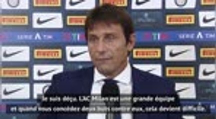 4e j. - Conte : "Je suis déçu, mais félicitations à Milan"