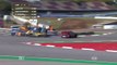 WRX Barcelona 2020 1 Q2 Race 1 Start Kristoffersson Almost Rolls Leader Larsson CRASH