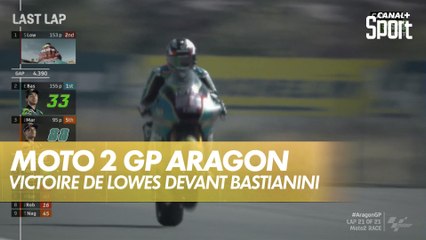 Sam Lowes remporte la course devant Bastianini