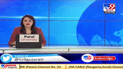 Grass catches fire after lightning strikes, Kutch _ Tv9GujaratiNews