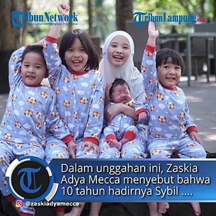 Kana Sybilla Bramantyo Ultah ke-10, Zaskia Adya Mecca Kenang Masa-Masa Pertama Kali Jadi Ibu