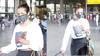Malaika Arora Corona से ठीक होने के बाद Airport पर यूं हुई Spot, Full Video | Boldsky