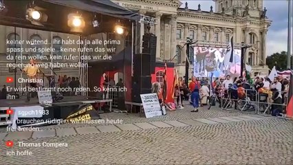 Verantwortliche Person für Ereignisse vor dem Reichstag am 29. August 2020 -Tamara | Person responsible for events at German Parliament August 29. 2020 Berlin "Tamara"