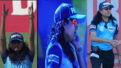 IPL 2020 : Pashchim Pathak,  The Long-Haired Umpire Turning Heads With His Style | Oneindia Telugu