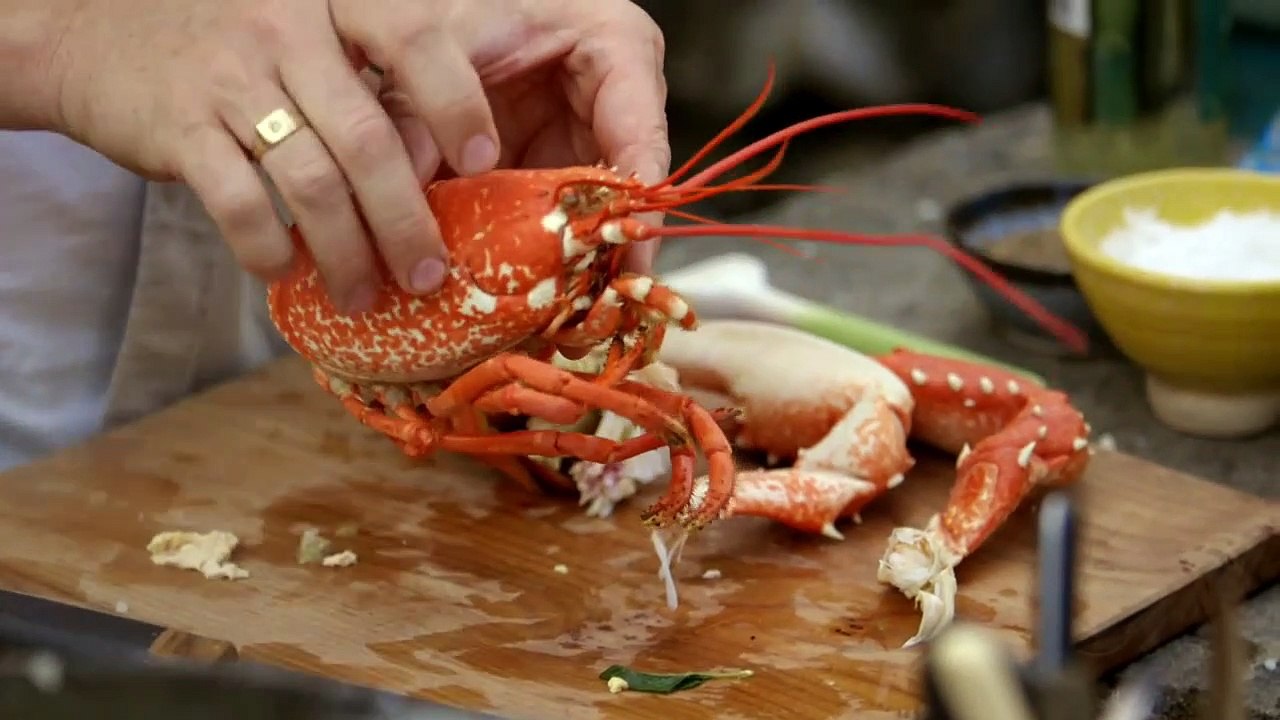 Käsemakkaroni mit Hummer