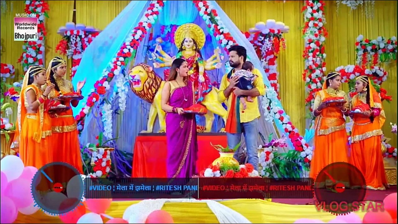 #VIDEO | मेला में झमेला |#Ritesh Pandey का Devi Geet | Priyanka Singh,Neelam Giri- Bhojpuri Navratri