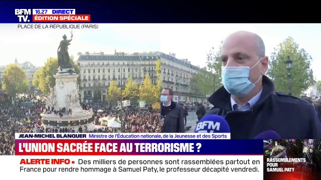 Jean-Michel Blanquer: Nous réussirons à combattre les ennemis de la démocratie, mais nous réussirons si nous sommes unis