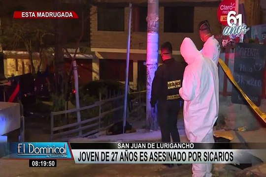 SJL: ciudadano extranjero es asesinado a balazos por presuntos sicarios