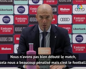 6e j. - Zidane : "Nous n'avons aucune excuse"