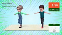Legs + Arms Kids Exercise At Home