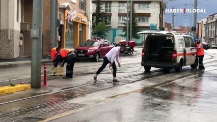 Eskişehir'i sağanak ve dolu vurdu!