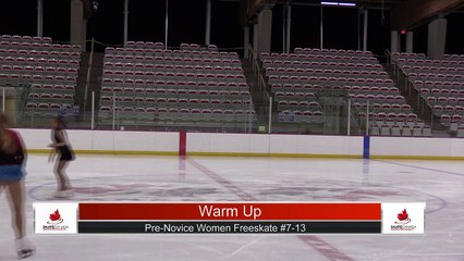 Pre-Novice Women Freeskate - 2020 Region Based Performance Opportunity - Calgary