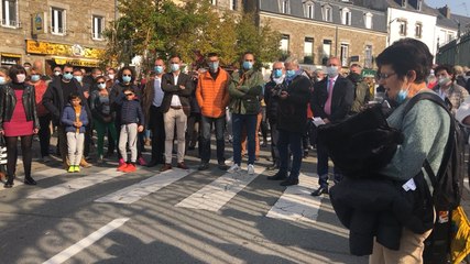 1 200 personnes rassemblées en hommage à l’enseignant Samuel Paty