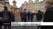 Dozens gather in Prague for outdoor Catholic mass amid COVID-19 restrictions