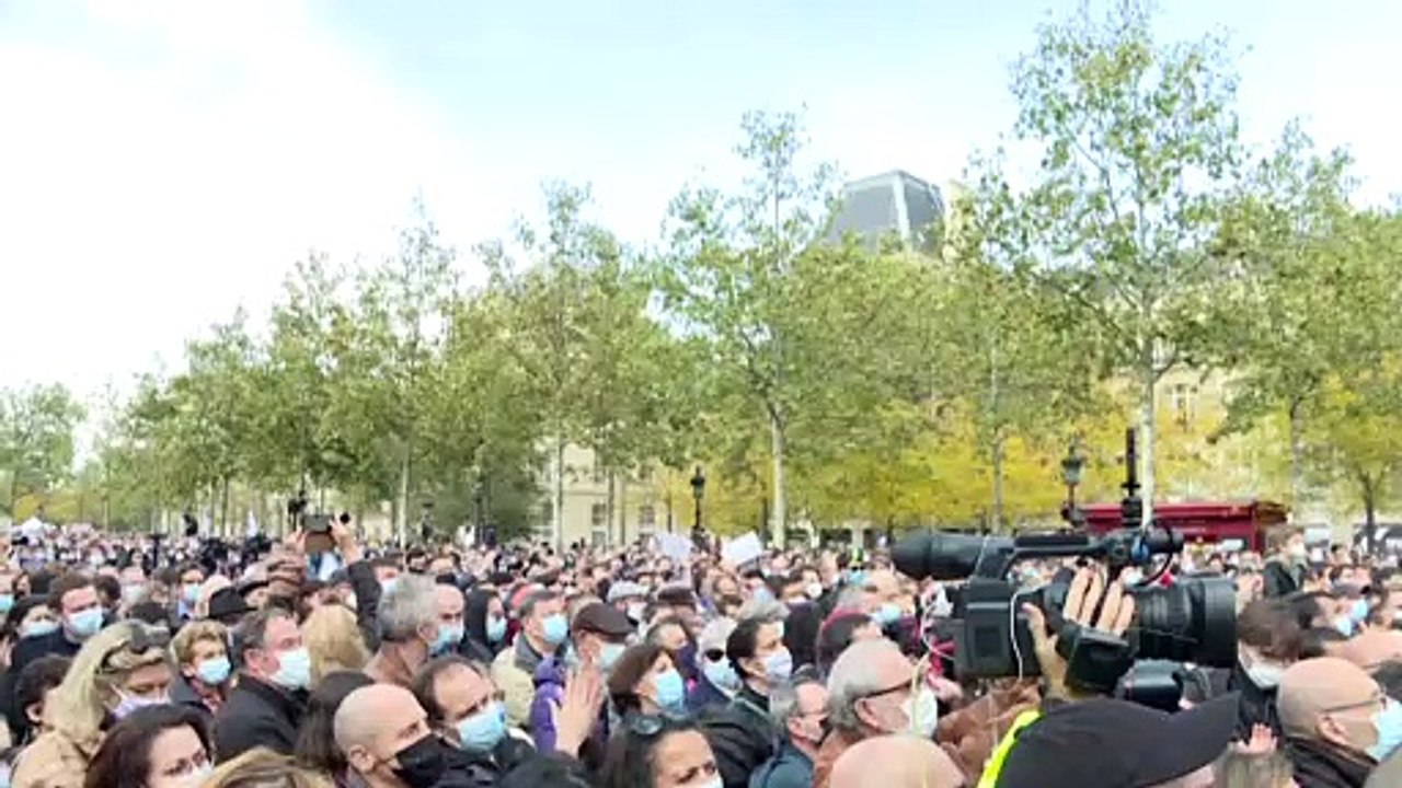 Frankreich: Tausende trauern um enthaupteten Lehrer