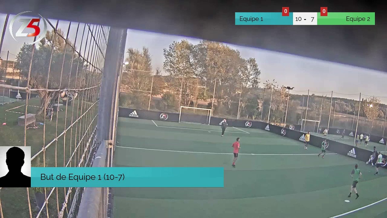 But de Equipe 1 (10-7)