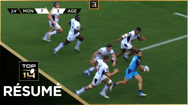 TOP 14 - Résumé Montpellier Herault Rugby-SU Agen: 42-13 - J5 - Saison 2020/2021