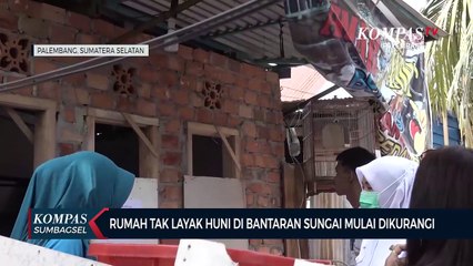 Rumah Tak Layak Huni Di Bantaran Sungai Mulai Dikurangi