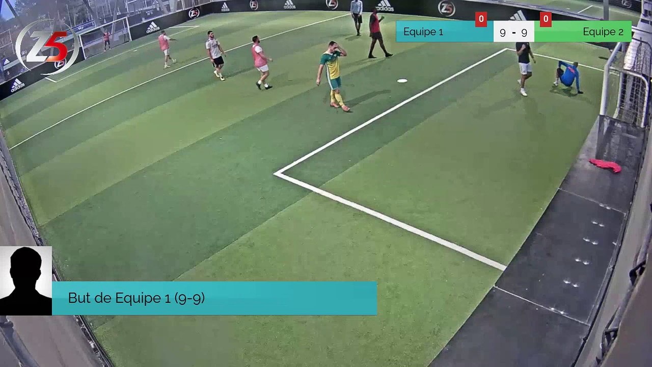 But de Equipe 1 (9-9)