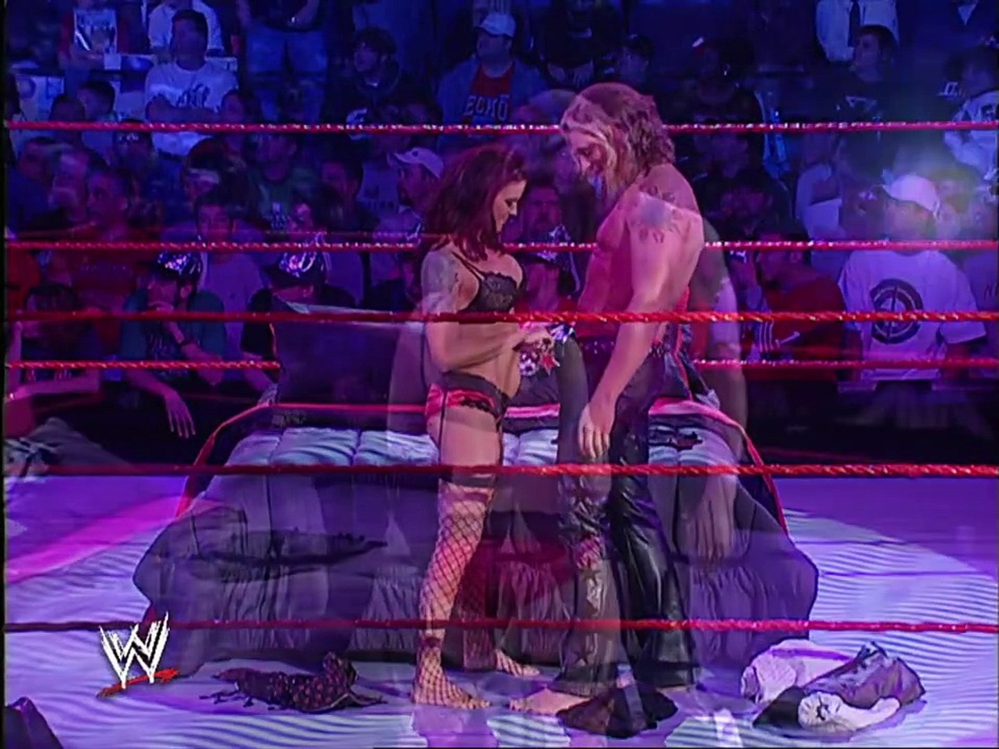 Edge And Lita In Bed.