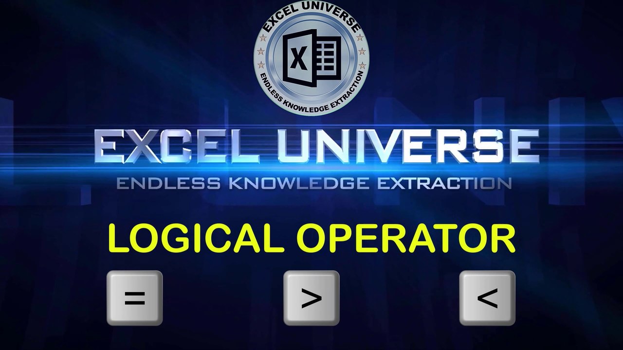 How to use Logical Operator in Excel
