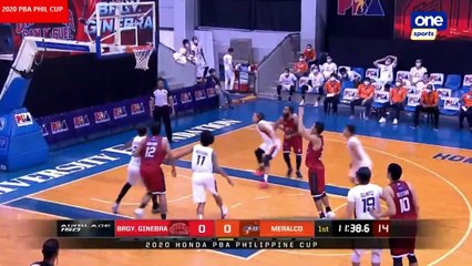 Ginebra vs Meralco - 1st Qtr Elimination October 18, 2020 - PBA Phil Cup 2020