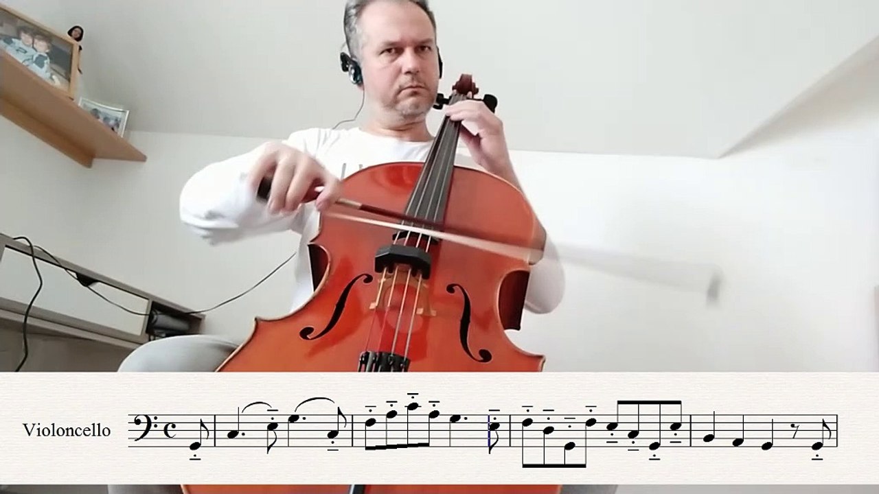 Robert Schumann -  Happy Farmer (Nr.15 Suzuki Cello School 1)