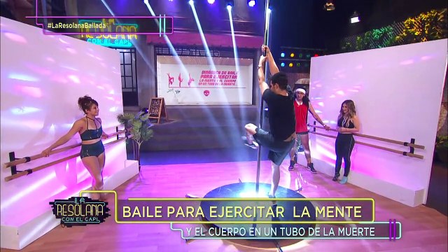 ¡Nashla, Brandon y El Capi muestran sus dotes en el tubo! | La Resolana con El Capi