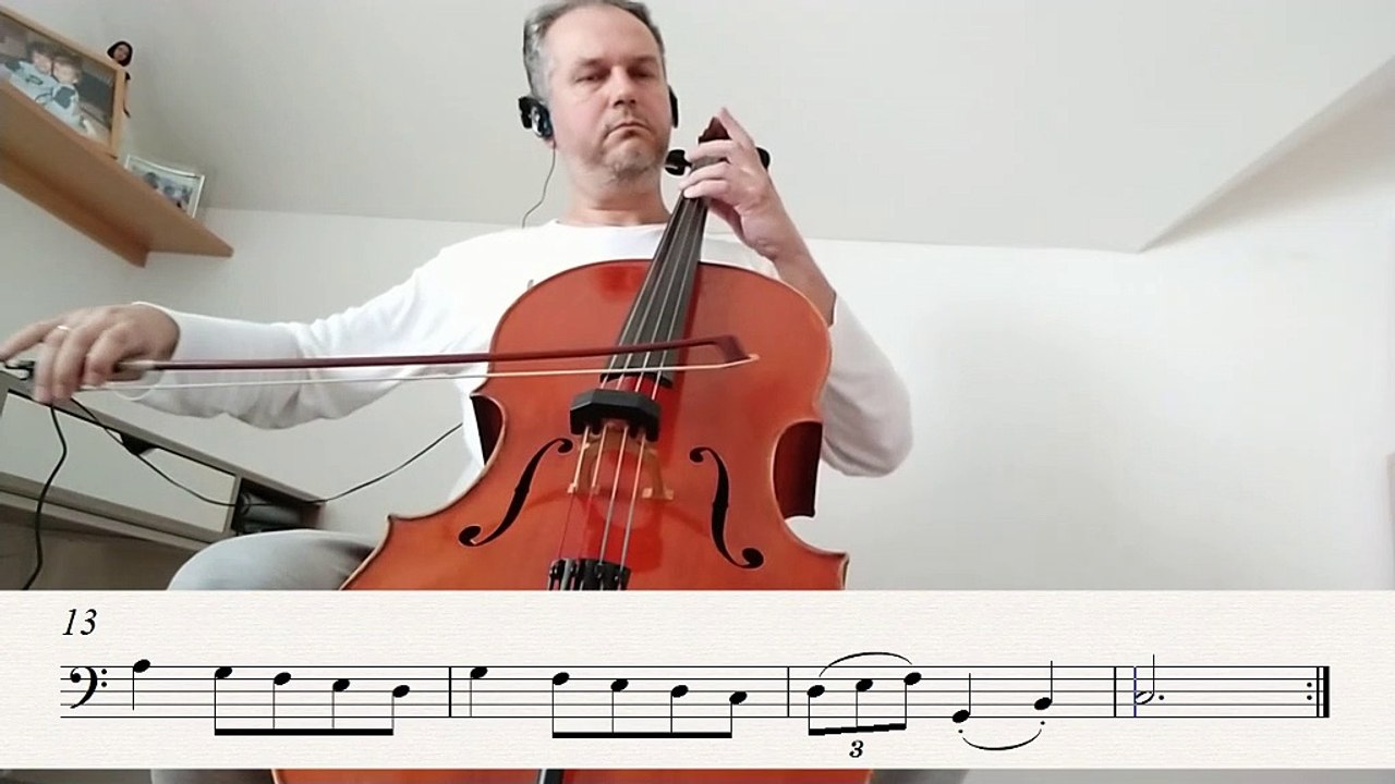 Johann Sebastian Bach - Minuet Nr.2 (Nr.17 Suzuki Cello School 1)