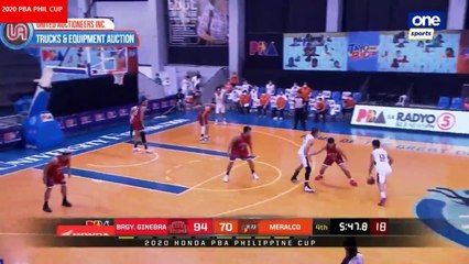 Ginebra vs Meralco - 4th Qtr Elimination October 18, 2020 - PBA Phil Cup 2020