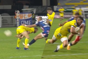L'essai de Bézy après une magnifique passe entre les jambes de Lopez