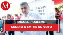 Hasta el momento jornada electoral va tranquila: Miguel Riquelme