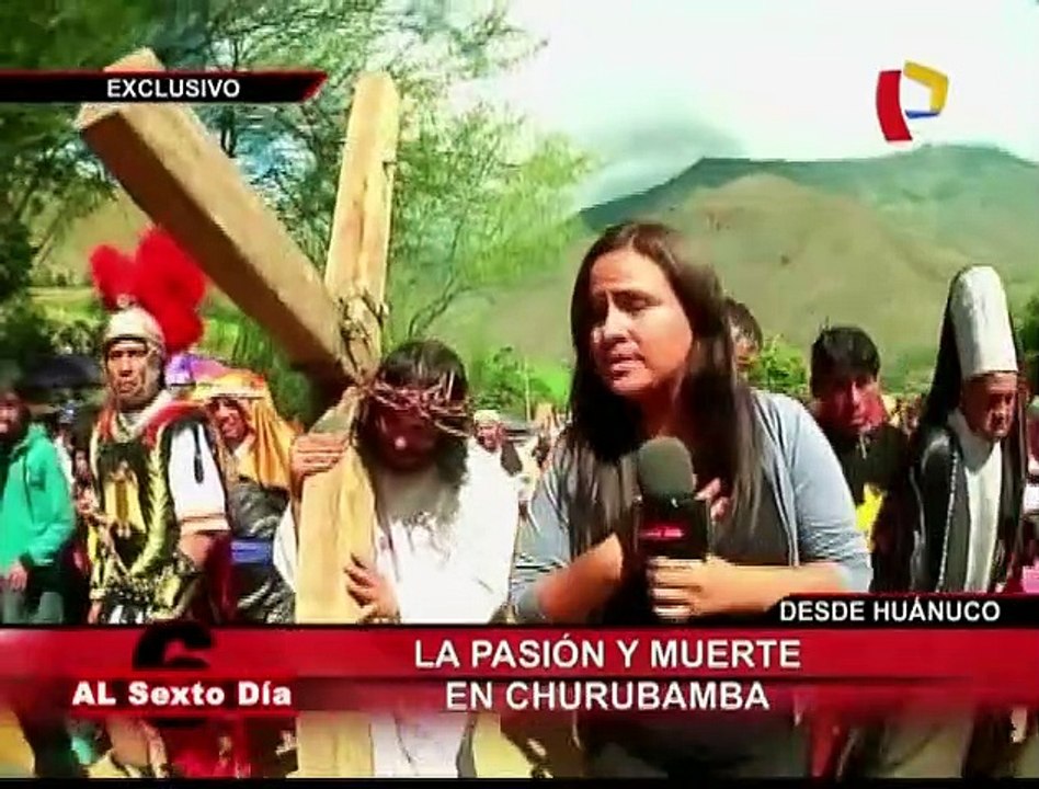Impactante: la pasión y muerte de Cristo en Churubamba