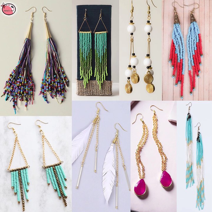 Trendy!!.. Daily Wear & Party Wear! Long Earrings For Girls | New Fashion