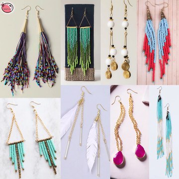 Trendy!!.. Daily Wear & Party Wear! Long Earrings For Girls | New Fashion