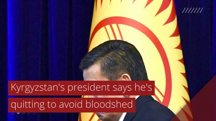 Kyrgyzstan's president says he's quitting to avoid bloodshed, and other top stories in international news from October 19, 2020.