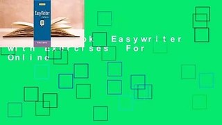 Full E-book  Easywriter with Exercises  For Online