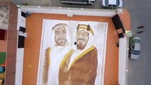 سعودية تدخل غينيس للأرقام القياسية بأكبر لوحة مرسومة بالقهوة