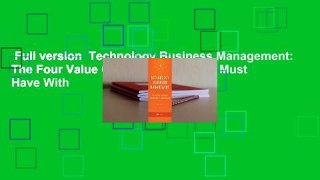 Full version  Technology Business Management: The Four Value Conversations CIOs Must Have With