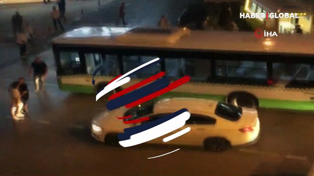 Silah gösterip otobüs şoförüne saldırmışlardı! İki maganda yakalandı