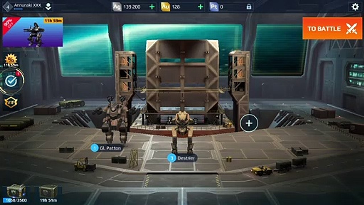 War Robots PC Gameplay - GI Patton and Destrier 2